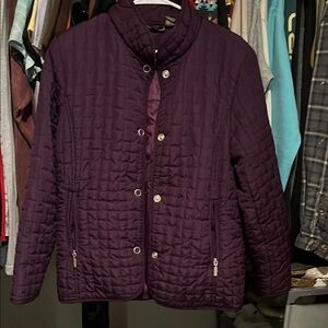 Women's Purple Quilted Jacket